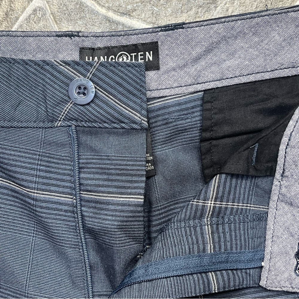 Hang Ten Perspective Flat Front Plaid Shorts - Picture 8 of 11